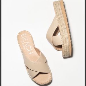 BEACH by Matisse Cove Platform Espadrille Slide